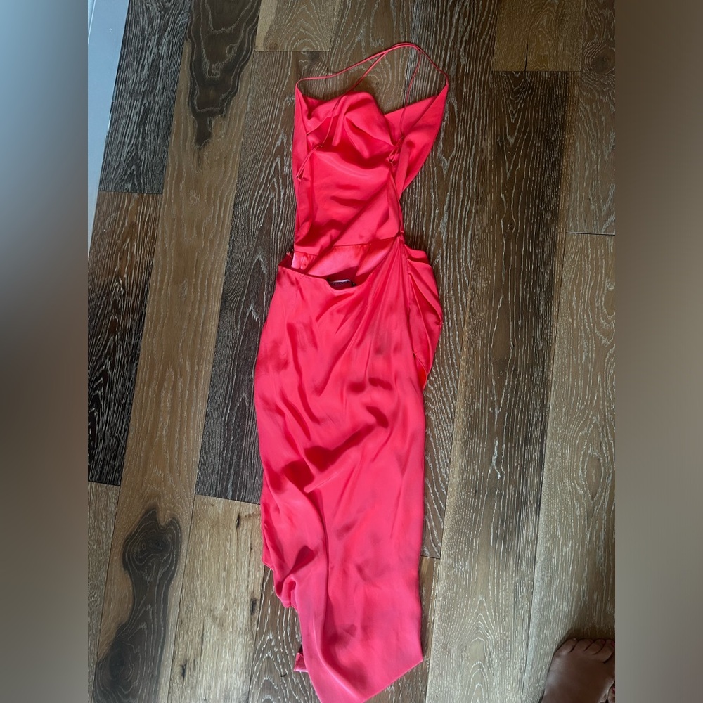 Haney holly dress coral NWT - Picture 3 of 11